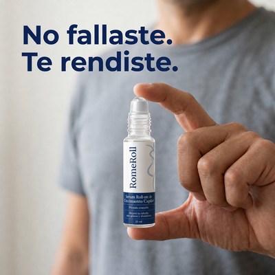 RomeRoll™ — Roll-on capilar de romero, Redensyl, Aminexil y AnaGain · 25 ml